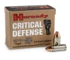 Hornady Critical Defense  9mm  FTX  115 Grain  25 Rounds