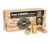 Patriot Sports  9mm Luger  FMJ  124 Grain  50 Rounds