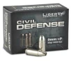 Liberty Civil Defense  9mm  P  HP  50 Grain  20 Rounds