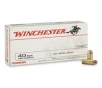 Winchester White Box   40 S W  FMJ  180 Grain  50 Rounds