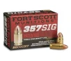 Fort Scott Tumble Upon Impact Ammo   357 SIG  SCS  95 Grain  20 Rounds