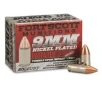 Fort Scott Tumble Upon Impact Nickel-Plated Ammo  9mm  SCS  115 Grain  20 Rounds