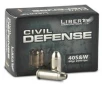 Liberty Civil Defense   40 S W  HP  60 Grain  20 Rounds