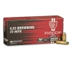 Fiocchi Classic Line   25 ACP  FMJ  50 Grain  50 Rounds