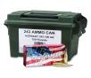 Hornady  American Whitetail   243 Winchester  InterLock BTSP  100 Grain  100 Rds  w Polymer Ammo Can
