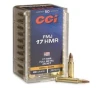 CCI   17 HMR  FMJ  20 Grain  50 Rounds