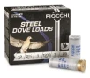 Fiocchi Field Dynamics Steel Dove Loads  12 Gauge  2 3 4   1 oz   250 Rounds