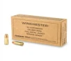 Winchester Service Grade Handgun Ammo  9mm Luger  FMJ  115 Grain  50 Rounds