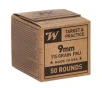 Winchester USA  9mm Luger  FMJ  115 Grain  50 Rounds