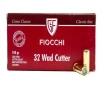 Fiocchi 32SW Long 100 gr Lead Wadcutter Classic Line 50 Box