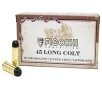 Fiocchi 45 Colt 250 gr Lead Round Nose Flat Point 50 Box