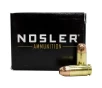 Nosler 9mm 124 gr JHP Match Grade 20 Box