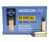 Ppu 38 Special 158 gr LRN 50 Box