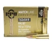 Ppu 7 62x54mm R 182 gr FMJ Match Line 20 Box