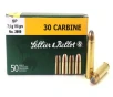 Sellier And Bellot 30 Carbine 110 gr Semi-Jacketed Soft Point 50 Box