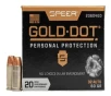 Speer 32 Auto 60 GR Gold Dot Personal Protection Hollow Point 20 Box