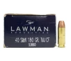 Speer 40 S W 180 gr TMJ FN Lawman Clean-Fire Trade Ammo 50 Box