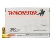 Winchester 380 Auto 95 gr FMJ Police Trade Ammo 50 Box
