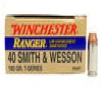 WINCHESTER AMMO 40SW 180 gr JHP T-Series Police Trade 50 Box