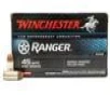 Winchester 45 Auto 230 gr JHP Ranger Bonded Police Trade Ammo 50 Box