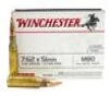 Winchester 7 62x51mm 149 gr FMJ Lead Core M80 20 Box