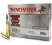 WINCHESTER AMMO 243 Win 80 gr Jacketed Soft Point Super-X 20 Box