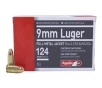 Aguila 9mm Luger 124 gr FMJ 50 Box