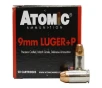 Atomic Ammuntion 9mm  P 124 gr Bonded Match HP 20 Box