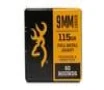 Browning 9mm 115 gr FMJ Training and Practice 50 Box