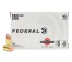 Federal 9mm 115 gr FMJ Range Target Practice 50 Box