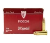 Fiocchi 38 Special 158 gr FMJ 50 Box