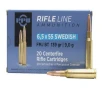 Ppu 6 5x55 Swedish 139 gr FMJ Metric Rifle 20 Box