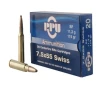 Ppu 7 5x55mm Swiss 174 Gr Soft Point Metric Rifle 20 Box