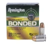 Remington 45 Auto 185 gr BJHP Bonded Golden Saber 20 Box