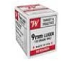 Winchester 9mm Luger 115 gr FMJ USA Target Practice 50 Box