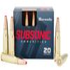 HORNADY 7 62x39mm 255 gr Sub-X Subsonic 20 Box