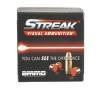 Ammo Incorporated 9mm Luger 115 Grain Jacketed Hollow Point Streak Visual 20 Box