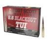 Fort Scott Munitions 8 6 Blackout 235gr SCS Tumble Upon Impact 20 Box