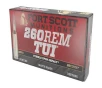 Fort Scott Munitions 260 Remington 130 Grain Solid Copper Spun Tumble Upon Impact 20 Box