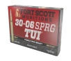 Fort Scott Munitions 30-06 Springfield 168 Grain Solid Copper Spun Tumble Upon Impact 20 Box