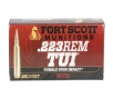 Fort Scott Munitions 223 Remington 55 Grain Solid Copper Spun 20 Box