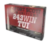 Fort Scott Munitions 243 Winchester 70 Grain Solid Copper Spun Tumble Upon Impact 20 Box