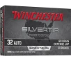 Winchester 32 ACP 60 gr Jacketed Hollow Point Silvertip 50 Box