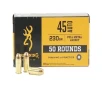Browning 45 ACP 230gr FMJ Training And Practice 50 Box