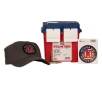 Hornady 5 56mm 55gr FMJ Frontier Anniversary Bundle with Hat and Sticker 250 Rounds in Ammo Can