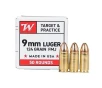 Winchester 9mm 124gr FMJ Target And Practice 50 Box