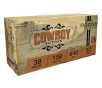 Fiocchi 38 Special 158gr Cowboy Action Lead Flat Point 50 Box