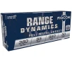 Fiocchi Range Dynamics 380 Auto  ACP  95gr Full Metal Jacket Centerfire Handgun Ammo - 50 Rounds