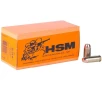 HSM 40 S W 180gr RNFP Handgun Ammo - 50 Rounds