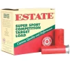 Estate Super Sport Competition 12 Gauge 2-3 4in  7 5 1-1 8oz Target Shotshells - 25 Rounds